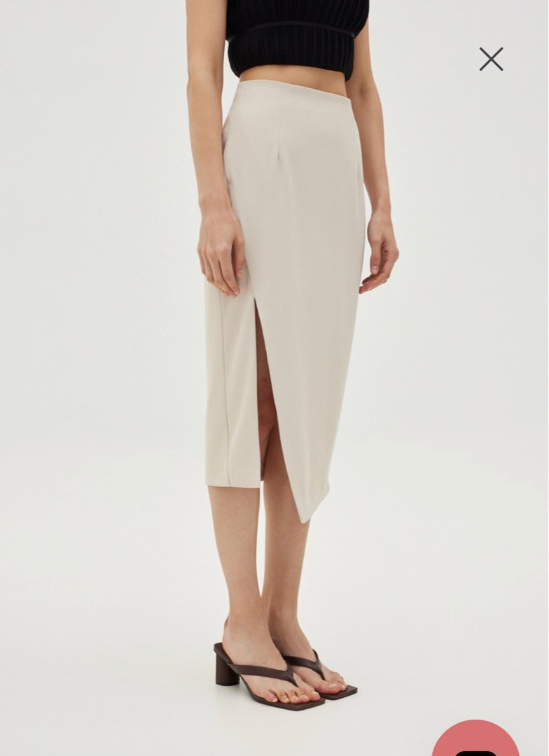 Asymmetrical pencil skirt hot sale