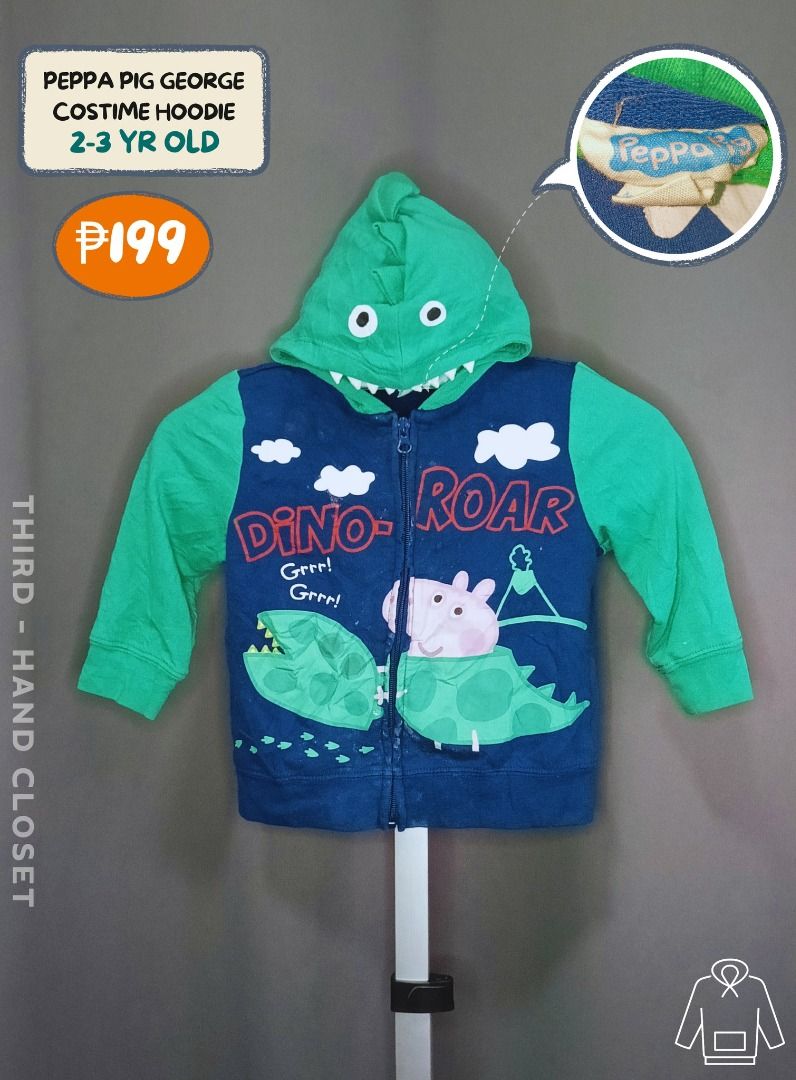 Peppa Pig George Costume Hoodie Authentic (Category: Babies & Kids Fashion) located in Los Banos. Submitted by third-handcloset (Listing ID 1285311963, Image 1). Description: Details are on the phot but feel free to DM if you have any question..