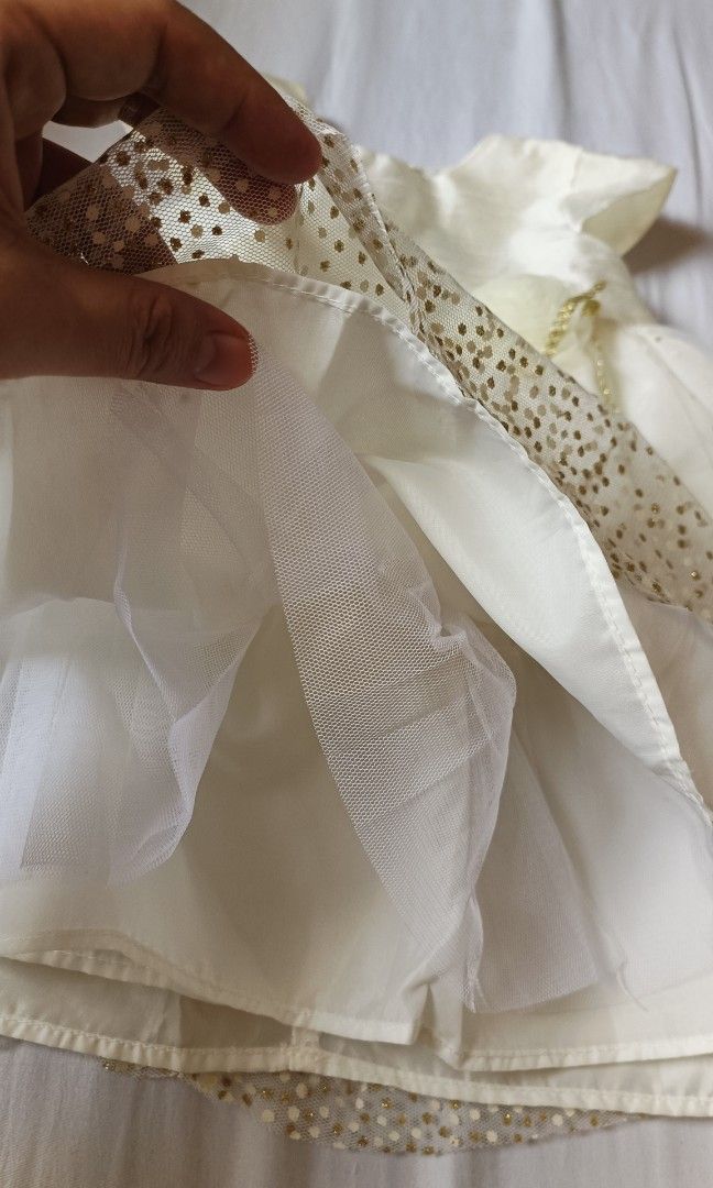 Pippa and Julie White Dress Babies Kids Babies Kids Fashion on Carousell