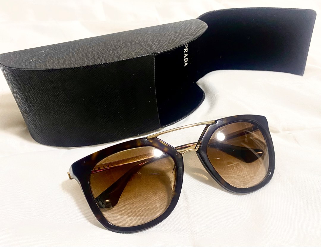 Prada Sunglasses brown leopard Women s Fashion Watches