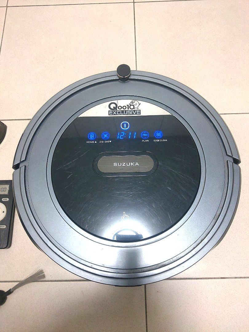 Qoo10 SUZUKa Robot Vacuum Cleaner With Separate Water Tank Fibre