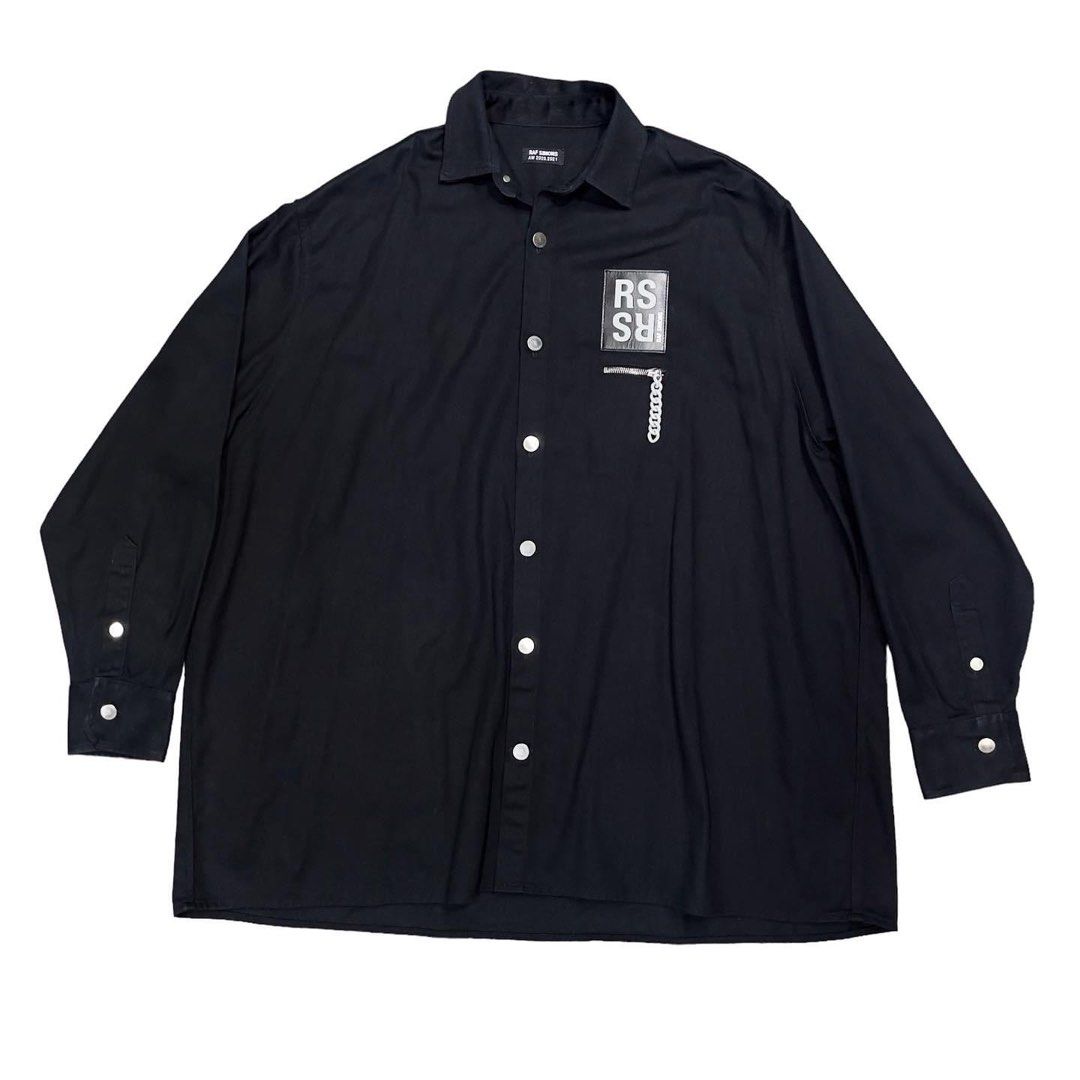 ラフシモンズ17SS Oversized 2 Pockets Shirts