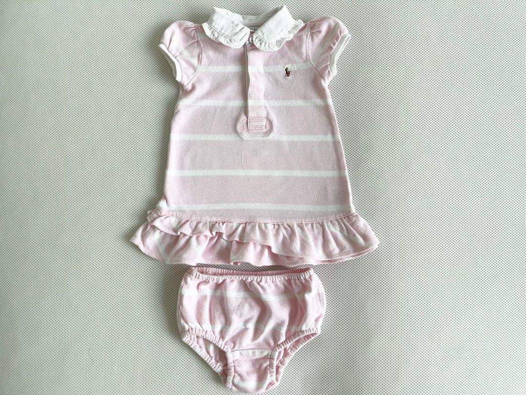 Ralph Lauren Baby Polo Dress and Bloomer 80cm