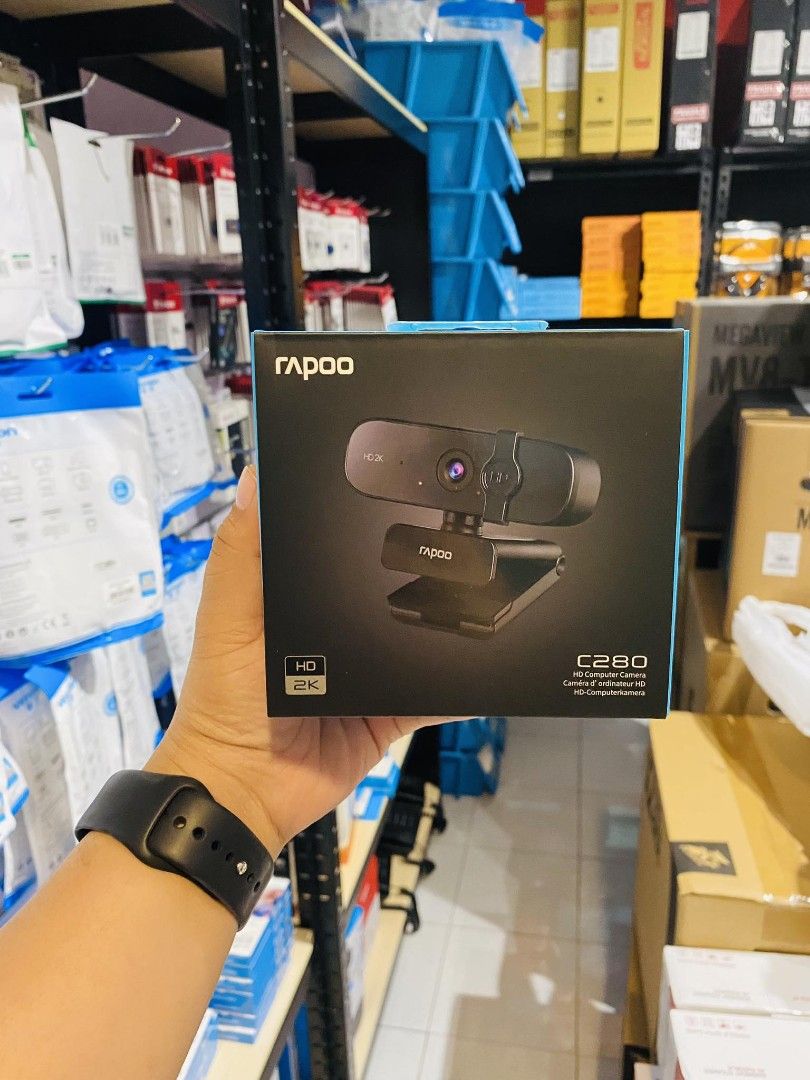 Rapoo C280 2K 1440P Full HD Webcam USB (Category: Webcams) located in Makati City. Submitted by techubstoreandaccessories (Listing ID 1285199108, Image 1). Description: Rapoo C280 2K 1440P Full HD Webcam USB Ready for Pick-Up / Same Day Delivery Via Lalamove‼️ DETAILS: ✅ Actual Picture Posted. ✅BRAND NEW, SEALED, & ORIGINAL. ✅7 Days Replacement for Factory Defects and 1year Limited Warranty. (Terms and conditions apply). ✅With Sales Invoice (BIR 
