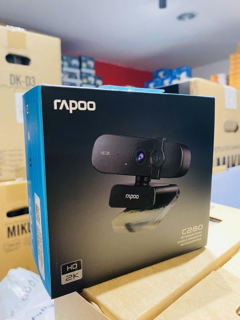Rapoo C280 2K 1440P Full HD Webcam USB (Category: Webcams) located in Makati City. Submitted by techubstoreandaccessories (Listing ID 1285199108, Image 3). Description: Rapoo C280 2K 1440P Full HD Webcam USB Ready for Pick-Up / Same Day Delivery Via Lalamove‼️ DETAILS: ✅ Actual Picture Posted. ✅BRAND NEW, SEALED, & ORIGINAL. ✅7 Days Replacement for Factory Defects and 1year Limited Warranty. (Terms and conditions apply). ✅With Sales Invoice (BIR 