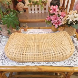 Rattan breathable pillow cushion natural native summer boho