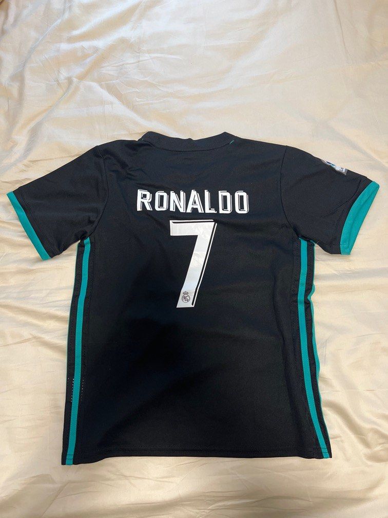 Maglia Nera Real Madrid 2017-2018 Ronaldo numero cristiano