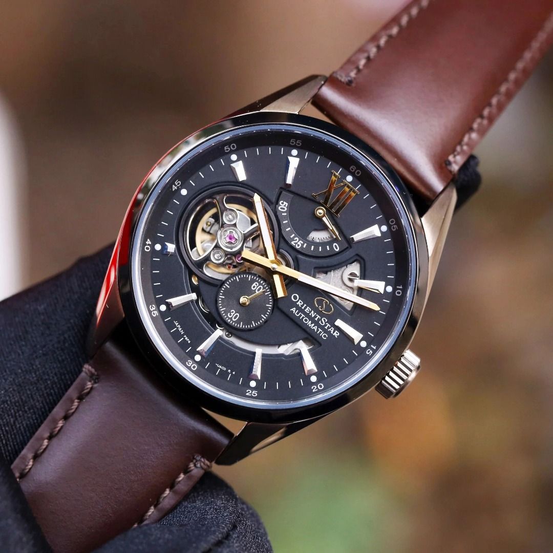 Orient star black dial new arrivals