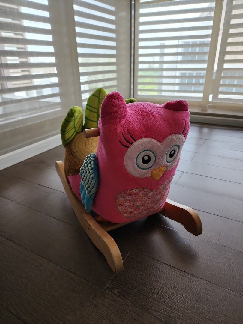 Owlivia pink owl rocker discount