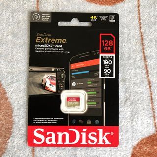 Sandisk Extreme 128 GB memory card for Nintendo Switch / GoPro Hero
