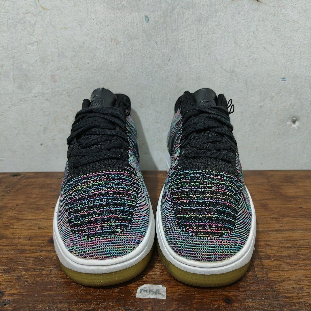 Sepatu second ori nike af1 flyknit size 42, Fesyen Pria, Sepatu