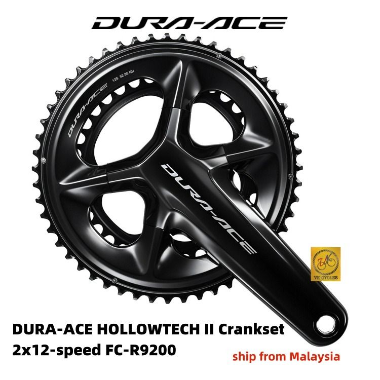 SHIMANO DURA ACE R9200 52 36T 170mm HOLLOWTECH II Crankset 2x12