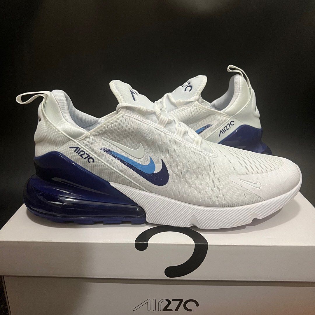 Size 12 US Men s Nike Air Max 270 White University Blue