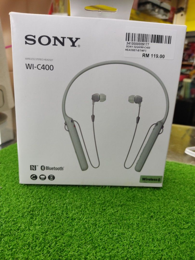 SONY WIRELESS STEREO HEADSET WI C400 BLUETOOTH NFC Audio