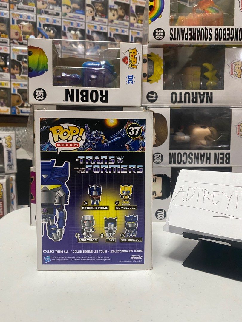 soundwave funko pop (Category: Designer & Blind Box Toys) located in Caloocan City. Submitted by adtreytrece (Listing ID 1285174588, Image 3). Description: for sale transformers soundwave se funko pop good condition lbc or lalamove shipping north caloocan or dapitan ust by sched pm for details.