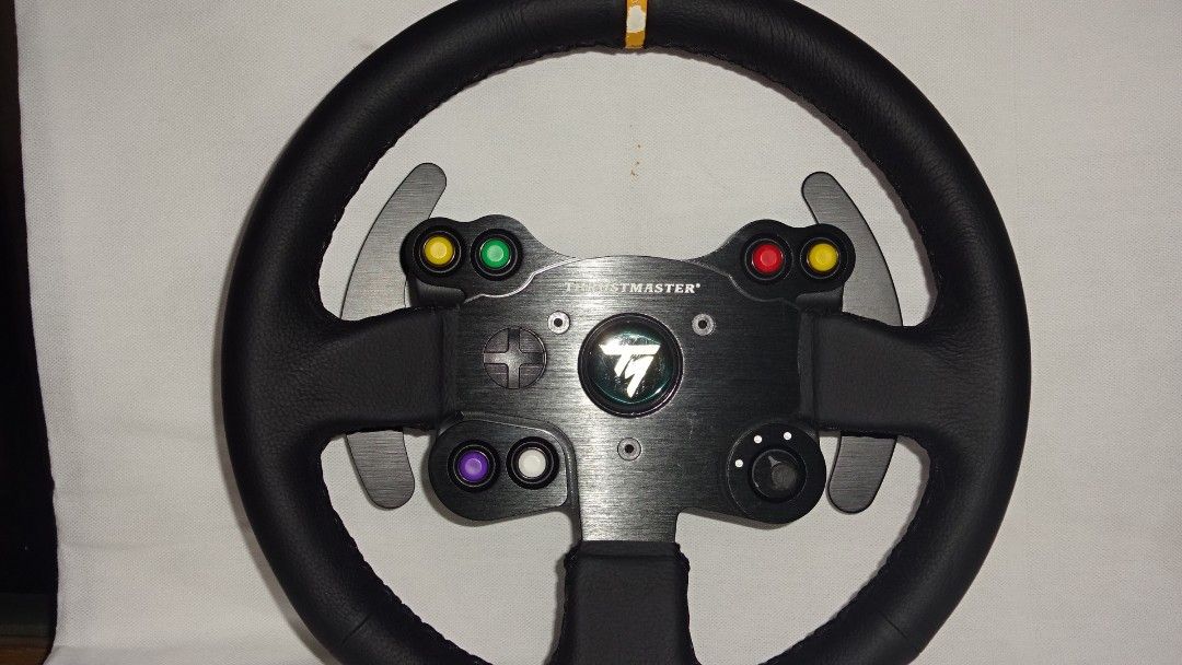 Thrustmaster TM Leather 28GT Wheel Add-On (Category: Controllers) located in Paranaque City. Submitted by kutoi.ancheta (Listing ID 1285202814, Image 1). Description: Thrustmaster TM Leather 28GT Wheel Add-On https://www.thrustmaster.com/products/tm-leather-28-gt-wheel-add-on/ ₱12000 condition: Untested! usual wear and tear! compatibility is buyer's responsibility! as is only! no warranties! pm for inquiries. #thrustmasterwheeladdon #thrustmaster