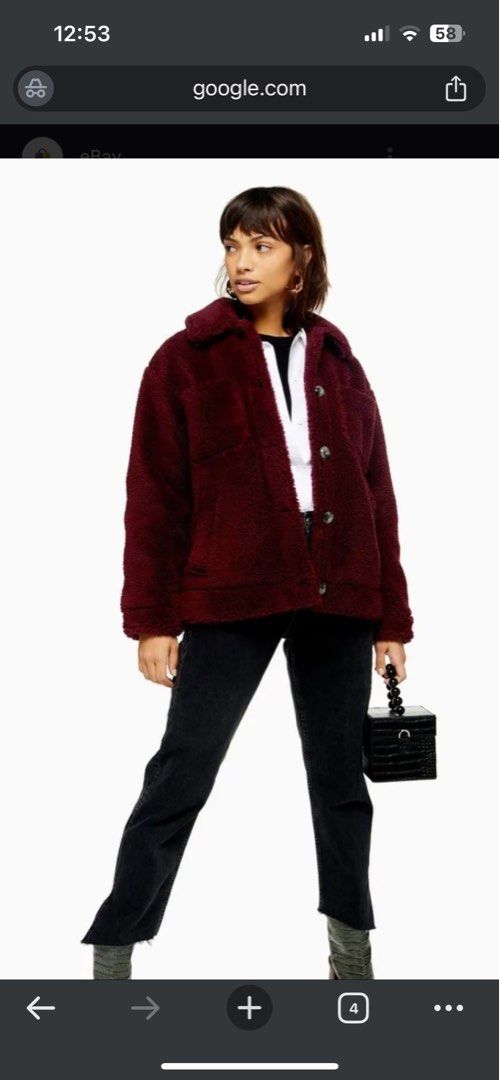 Maroon winter jacket hotsell