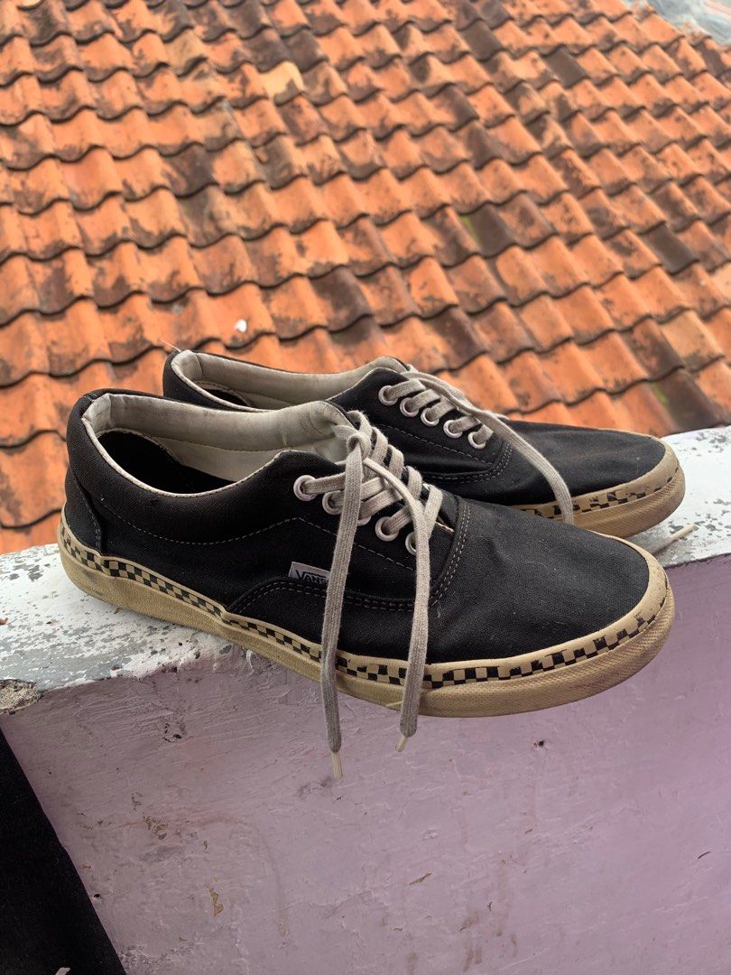 vans foxing checkers
