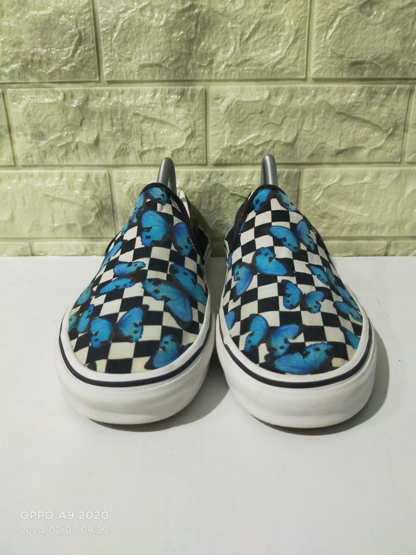 Blue outlet butterfly vans