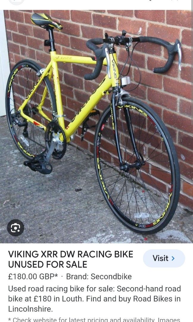 Viking xrr road bike yellow shop