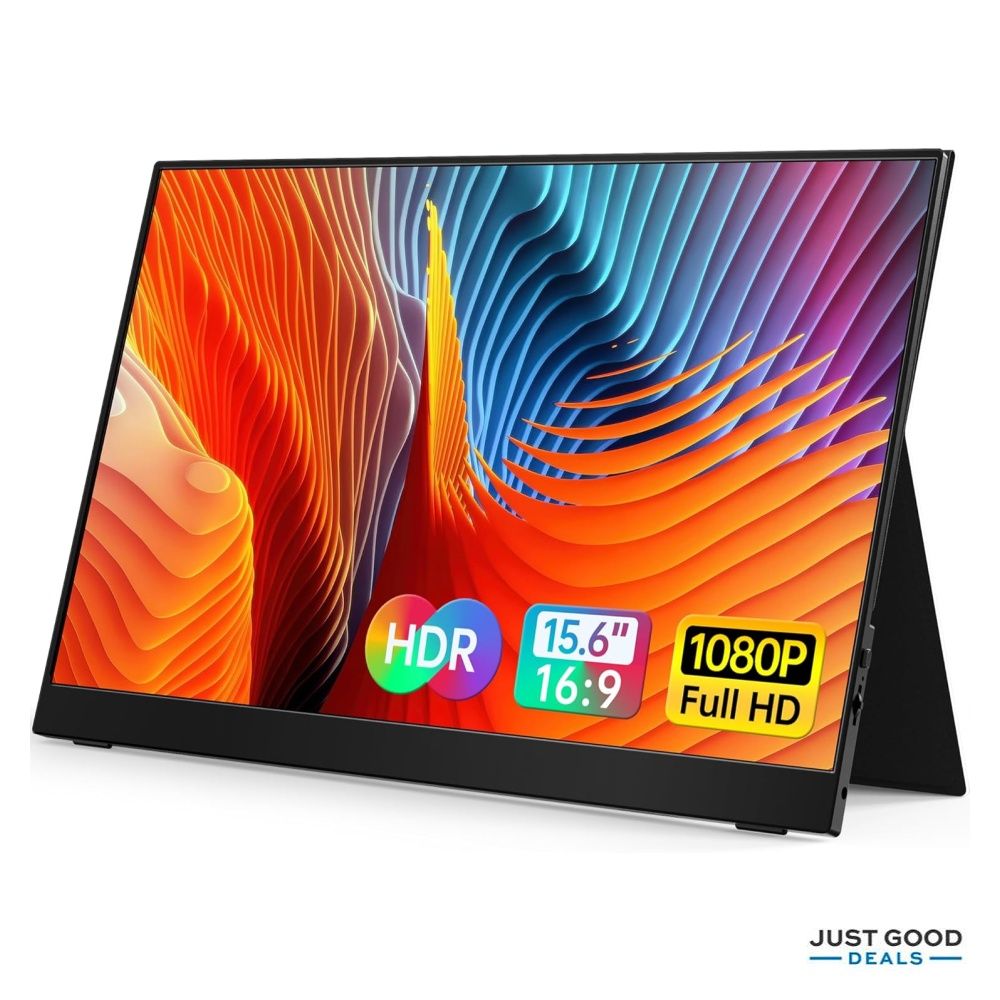 VILVA Portable Monitor for Laptop 15.6 1080P FHD IPS Display