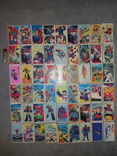 Vintage RARE Japanese cards super robot, sentai, toei animation, etc