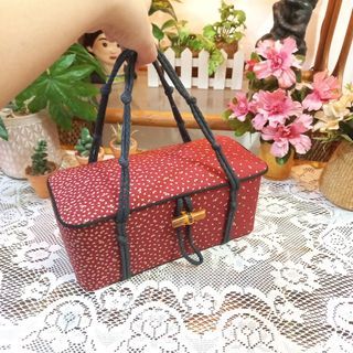 Vintage Japanese small structured bag