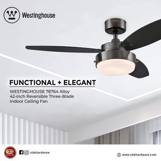 WESTINGHOUSE CEILING FAN 42 INCHES ALLOY