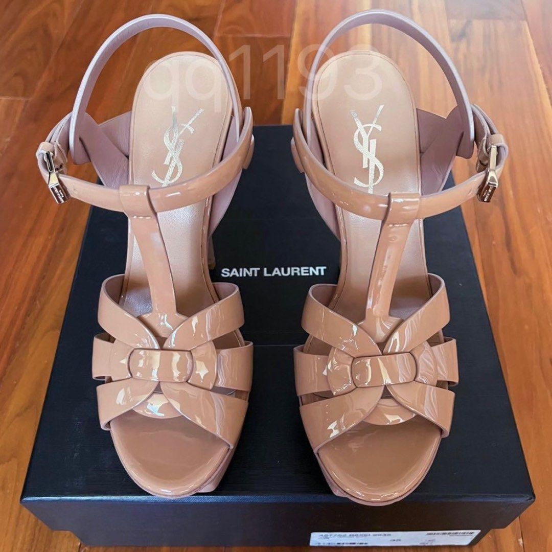 Ysl tribute heels nude outlet