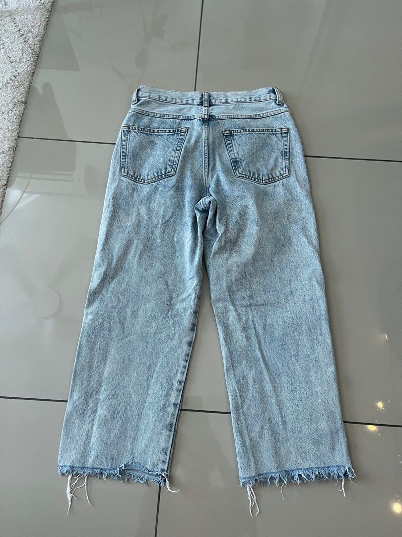 Zara denim carrot fit
