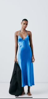500+ affordable zara satin slip dress For Sale, Dresses