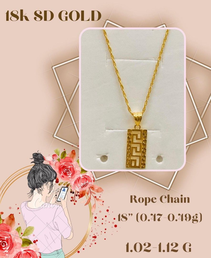 Real 18k gold discount necklace