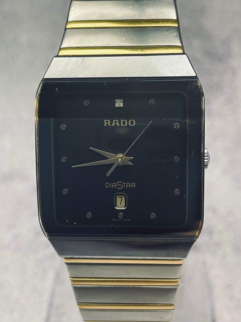 240084 Rado Diastar Vintage Men s Ceramic Quartz Watch Ref 162.0366.3