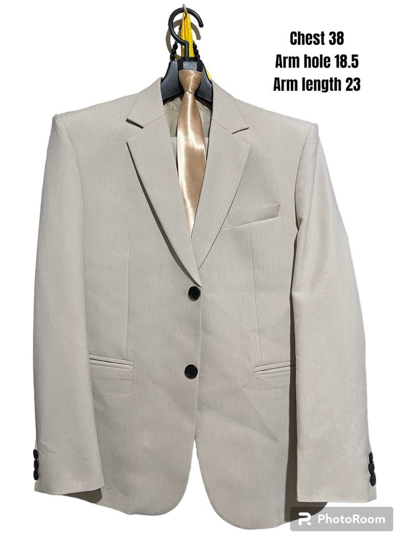 3 in 1 Groom Suit (Category: Vests) located in Taguig. Submitted by zophia22 (Listing ID 1285443288, Image 1). Description: Blazer used for 2hrs only Vest and pants are both brandnew No issue. No issue. No issue In pristine condition With a lot of freebies if you will buy it as package Bride’s gown 4 infinity gown in rustic color 1 mother dress 2 bearer polo with suspender PM for interested.