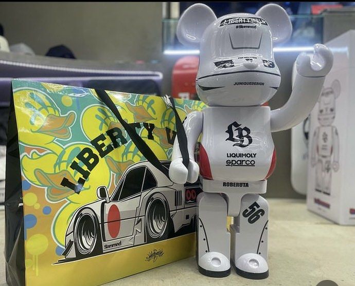 400% + 100% Ferrari F40 Liberty walk bearbrick be@rbrick