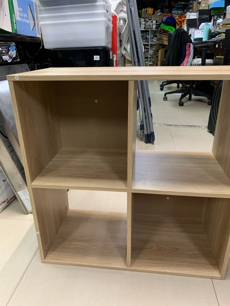 Anko oak store look storage bookshelf