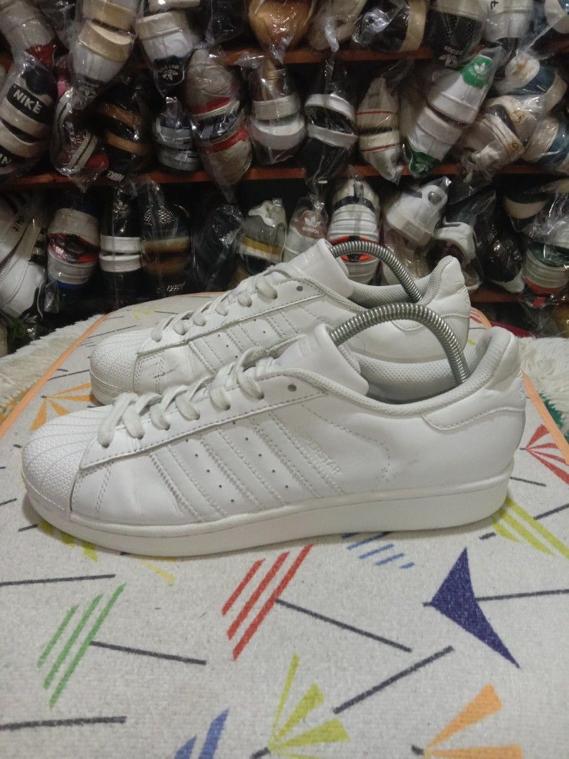 9.5 uk adidas superstar all white 28 cm
