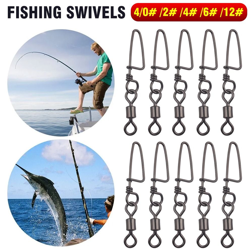 包郵** [30件裝][4/0#][黑色] 八字環弧形別針釣具配件釣魚用品[平行進口] PC6097, 運動產品, 釣魚- Carousell