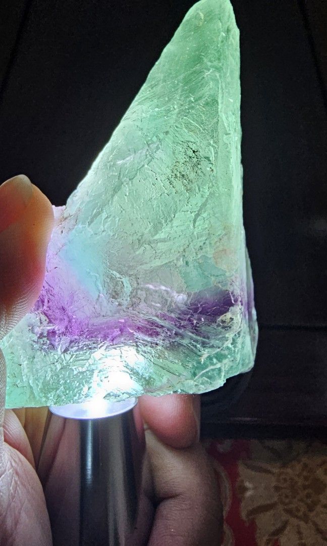 Purple green crystal hot sale