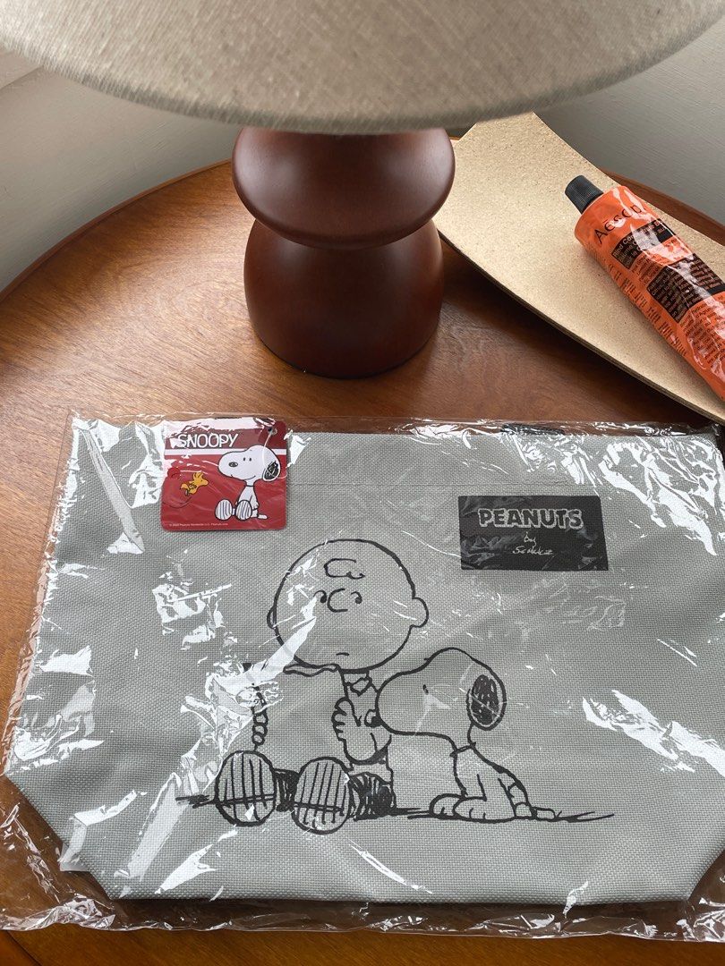 現貨SNOOPY 史努比史努比SNOOPY帆布袋全新未使用