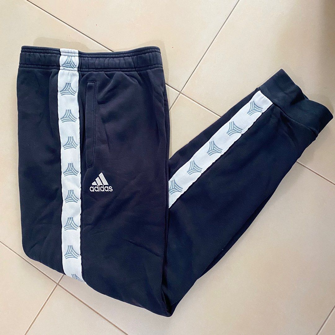 Dark blue adidas pants sale