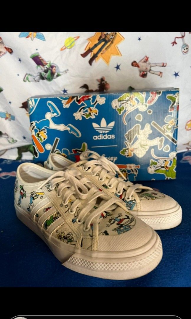 ADIDAS Nizza J x Disney Sport Goofy, Women's Fashion, Footwear, Sneakers on  Carousell