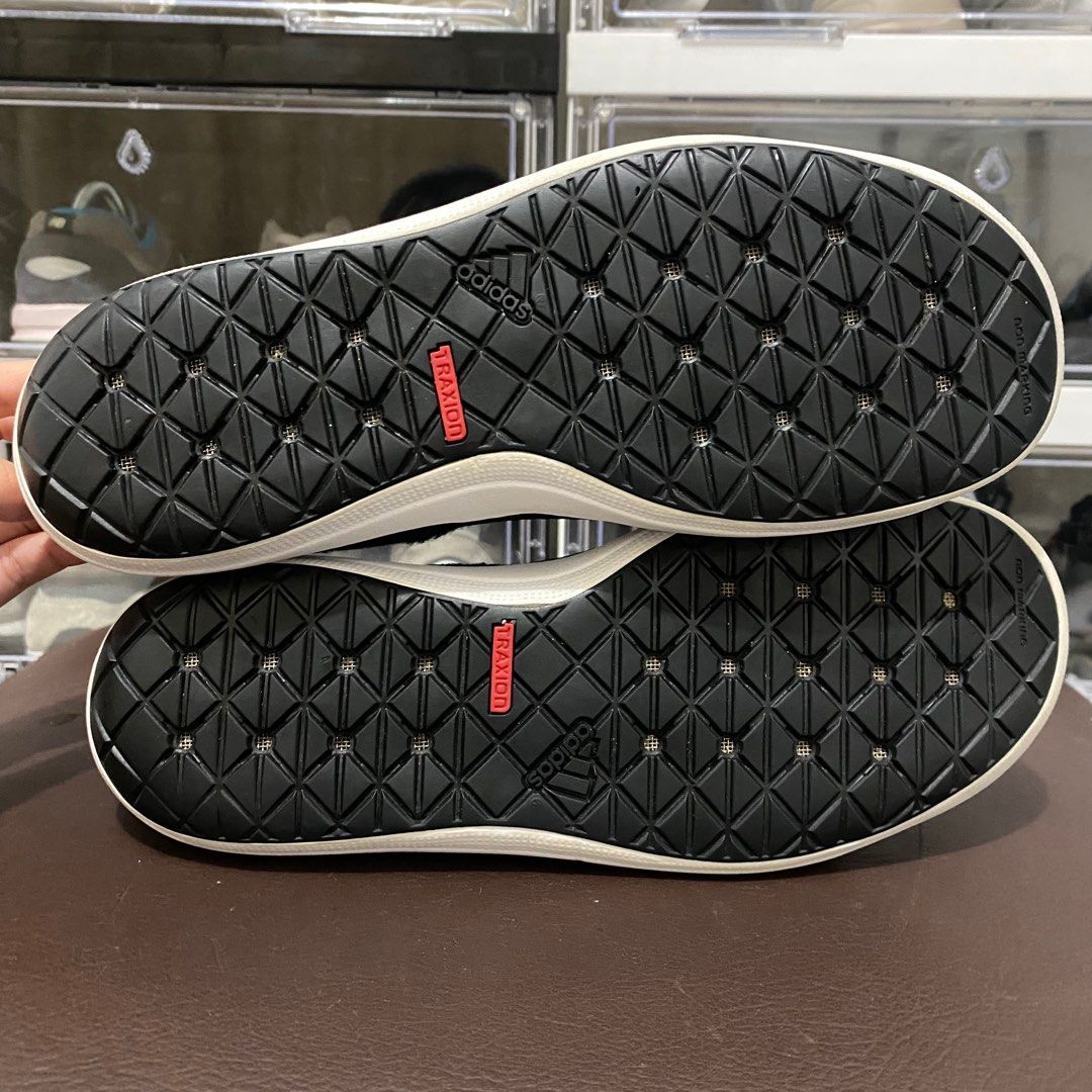 Adidas Terrex Climacool Boat Slip On Black White, Fesyen Pria