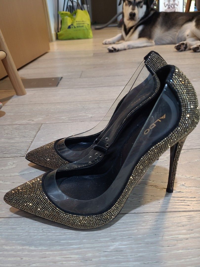 Aldo cheap crystal heels