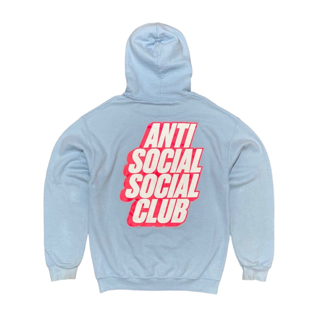 Anti social social club cheap blocked hoodie
