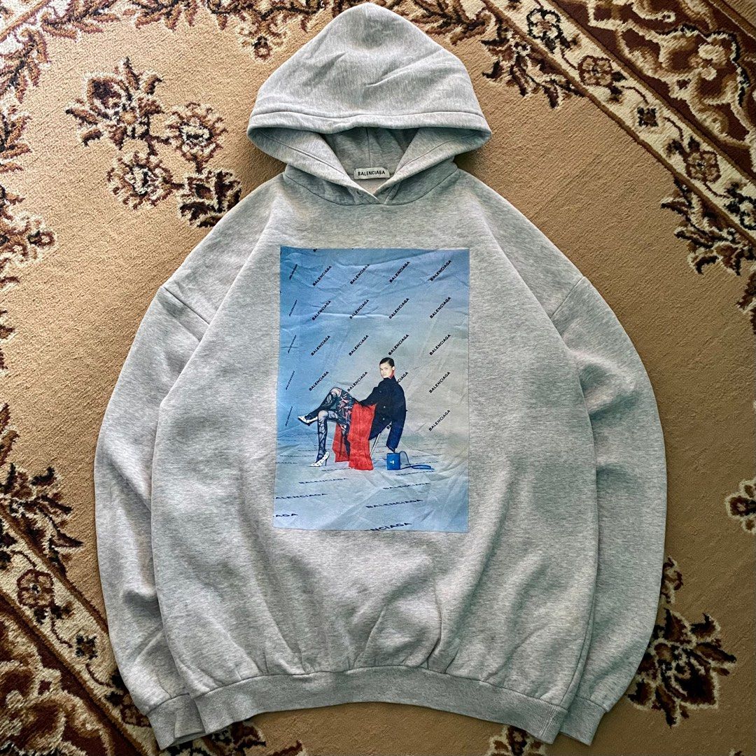 Balenciaga sales photoshoot hoodie