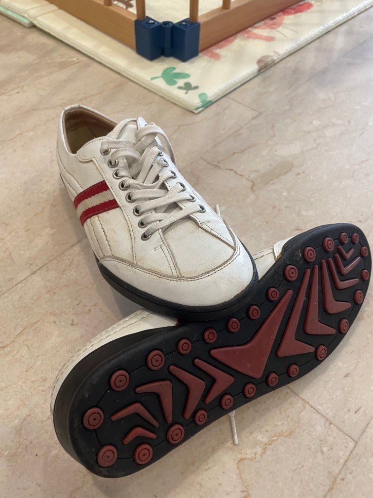 Bally cool white shoes