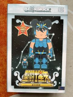 ベアブリック 龍星座の紫龍 聖闘士星矢 400% 100% ベアブリック 龍星座の紫龍 聖闘士星矢 400% 1000%