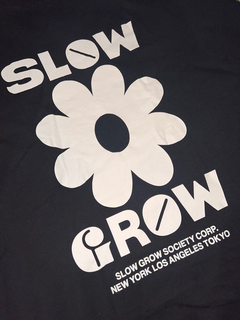 Black Slow Grow H&M Tee (Category: Tshirts & Polo Shirts ) located in Manila. Submitted by florescant (Listing ID 1285530698, Image 3). Description: - size s on tag. W: 18 L: 27 - washed only, never been used just stored it in my closet. still in good condition - all actual photos are already posted.