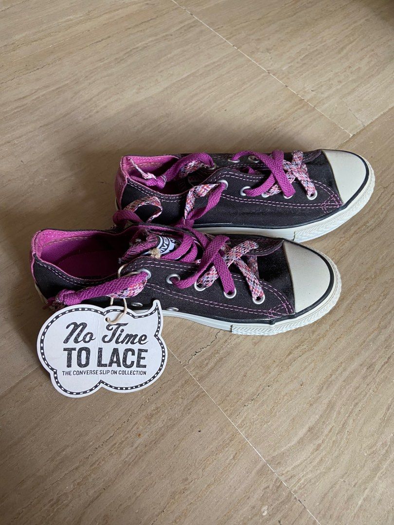 No time to shop lace converse womens